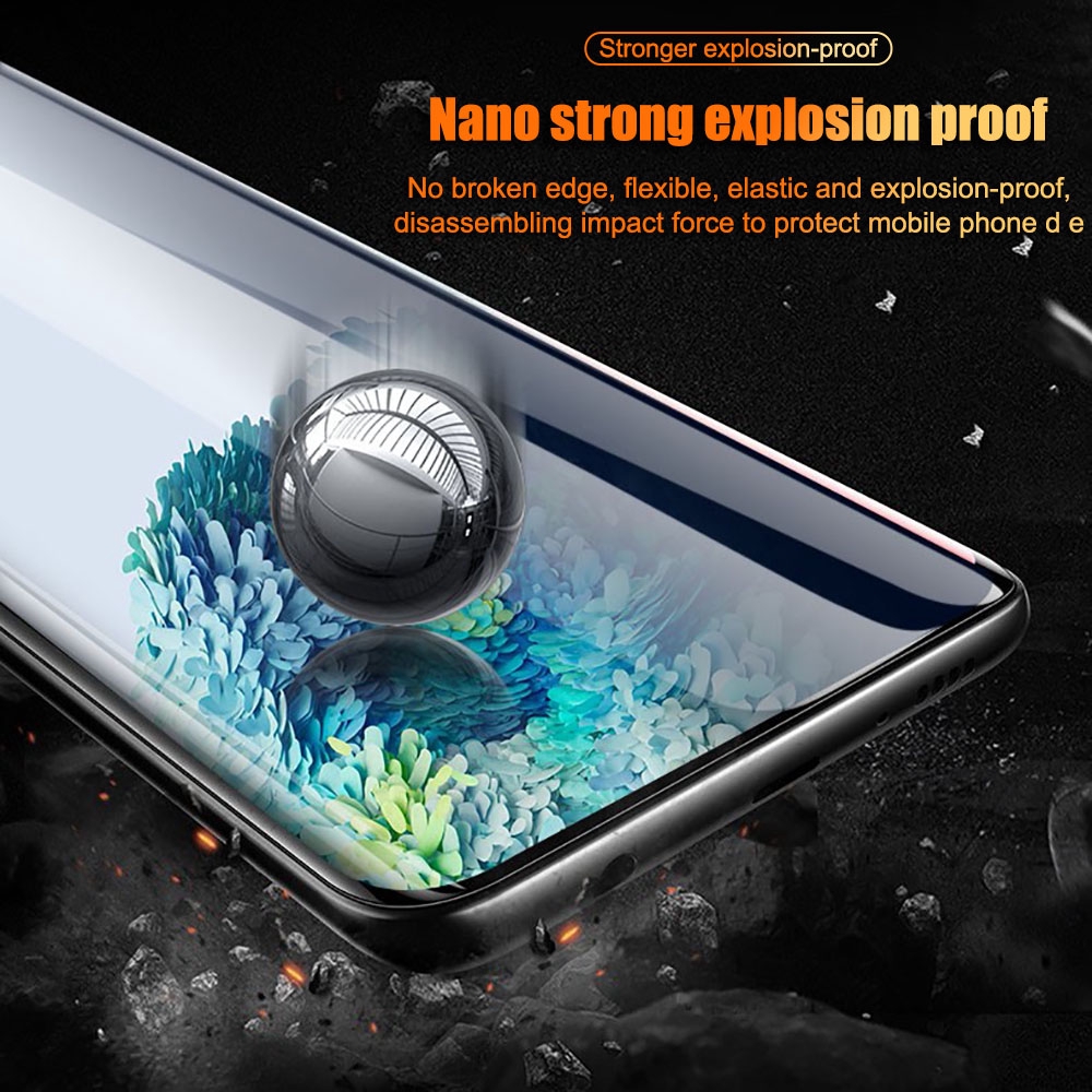 Kính Cường Lực Hydrogel Mềm Bảo Vệ Màn Hình Cho Samsung Galaxy S23 S22 S21 S20 S10 S9 S8 Plus Note 20 Ultra 10 Plus 9 8