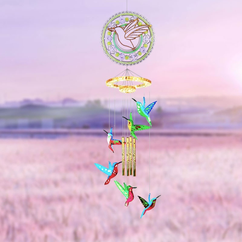 Khuôn Silicone Làm Móc Khóa Thủ Công Hình Chú Chim Ruồi Độc Đáo