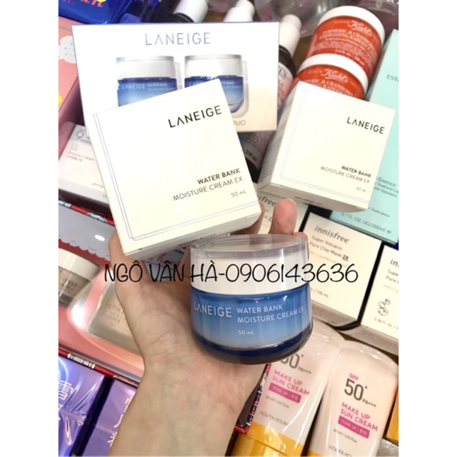 [LANEIGE]Kem dưỡng ẩm chuyên sâu mới Laneige Water Bank Moisture Cream Ex 50ml