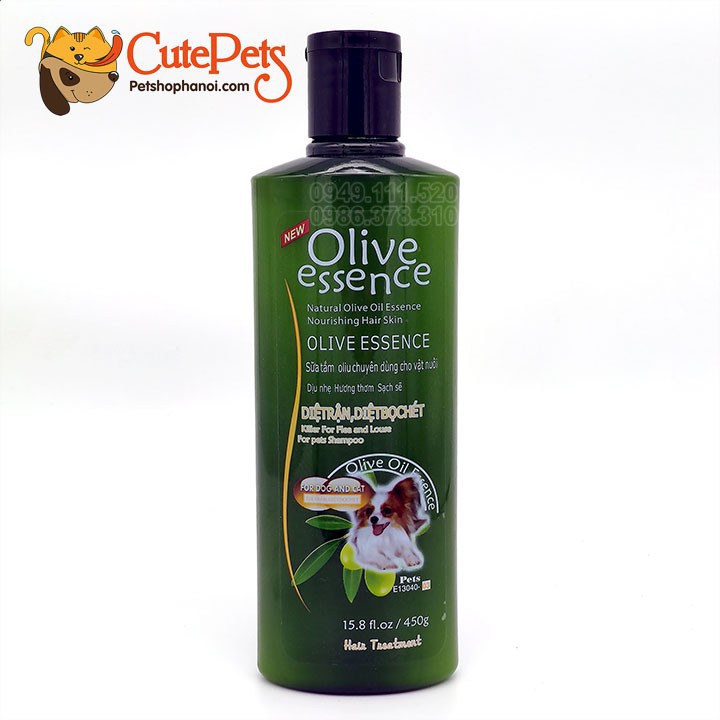 Sữa tắm 450ml Olive Essence Cho chó mèo đủ loại - phụ kiện thú cưng