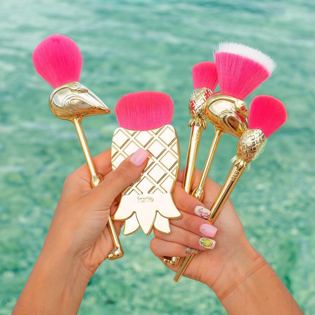 Bộ Cọ Tarte Let’s Flamingle Brush Set Limited Edition (5 món)