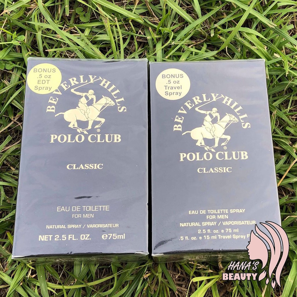 [HÀNG CHÍNH HÃNG] Nước Hoa Nam Polo Lịch Lãm Sang Trọng Beverly Hills Polo Club Classic 75ml  (Mua 1 được 2)