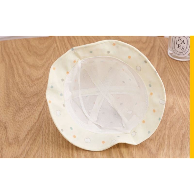 Mũ vành tròn gấu