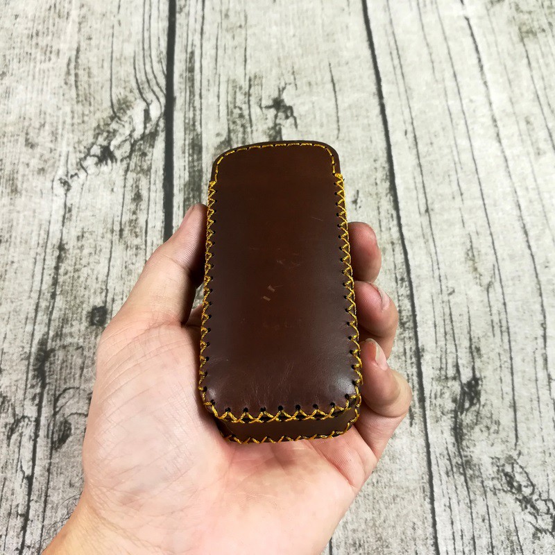 [Real Leather] Bao da Nokia 8800 da bò thật 100% handmade - Zachi