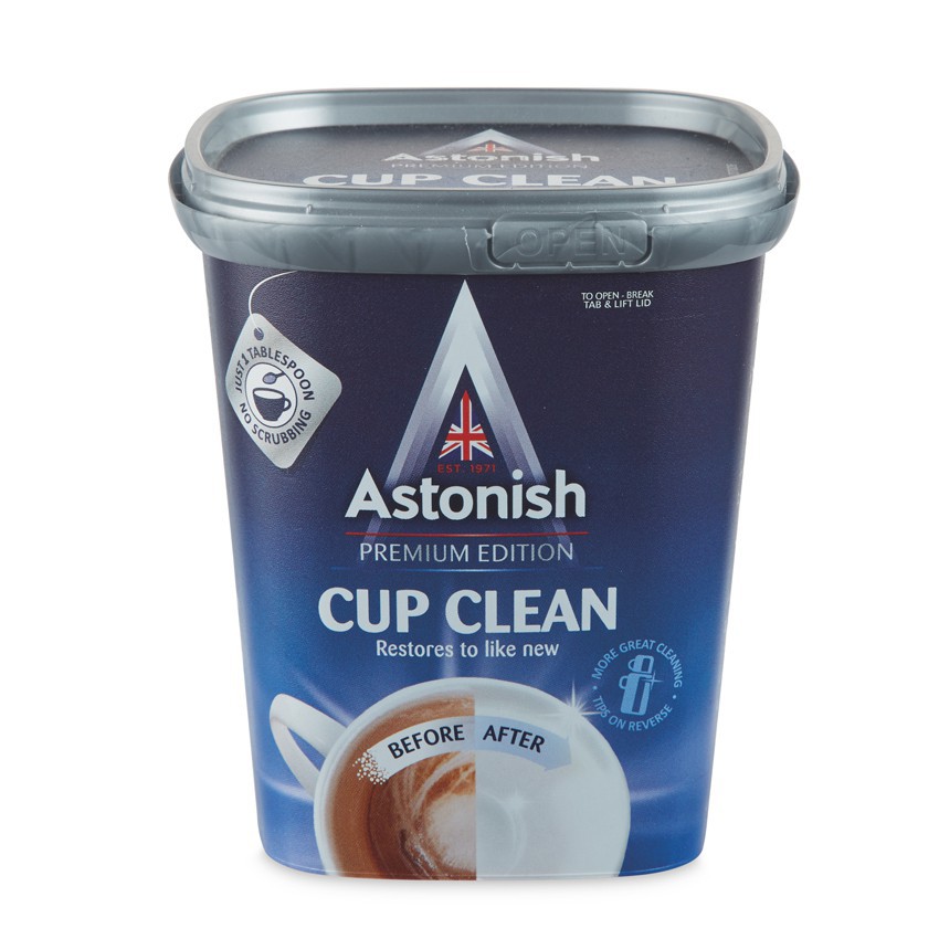 Bột tẩy rửa đa năng Astonish 350g Anh Quốc C9630  giúp tẩy cặn trà cà phê, lồng giặt, thông tắc, làm mới đồ trang sức