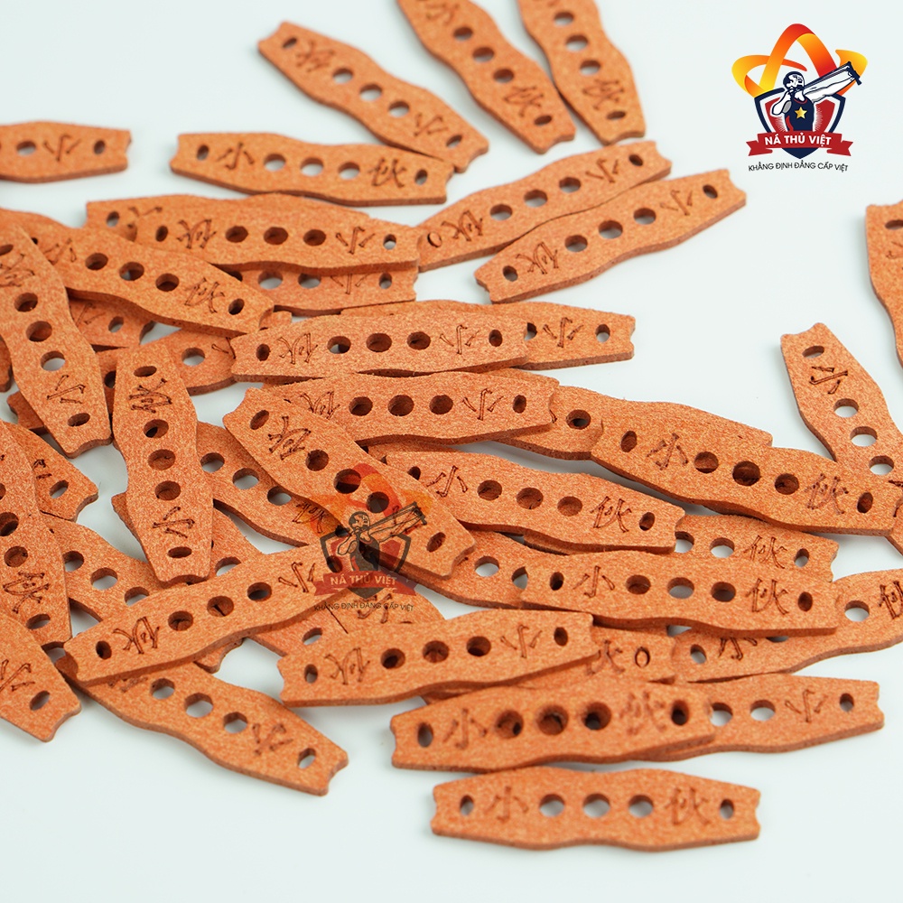 Combo 10 Da ná cao su tiểu hỏa cao cấp - dòng da bò 3 lỗ mềm mại