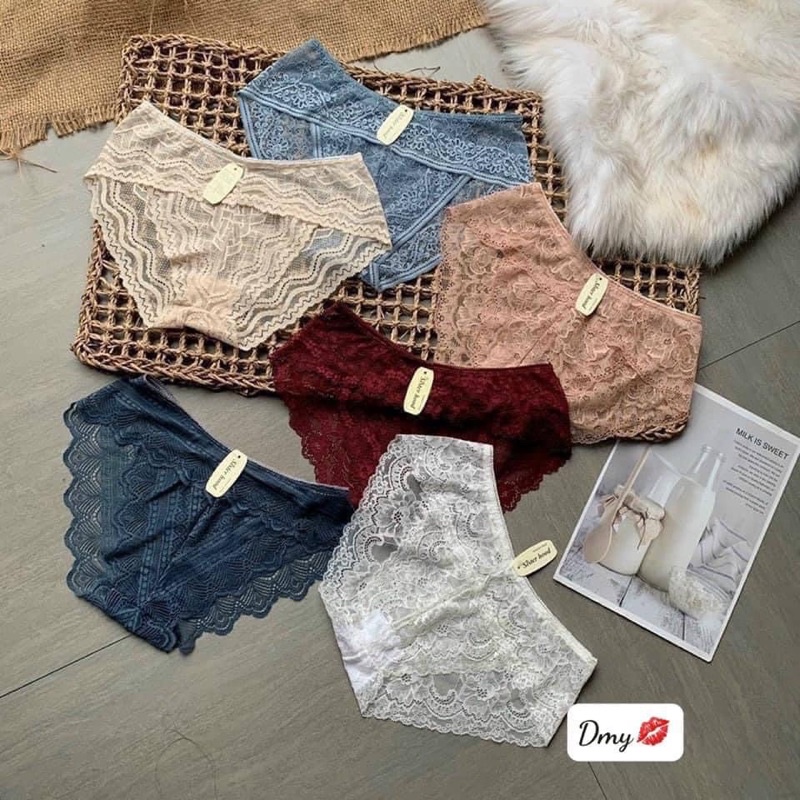SÉT CHIP nữ 10 chiếc quần ren
