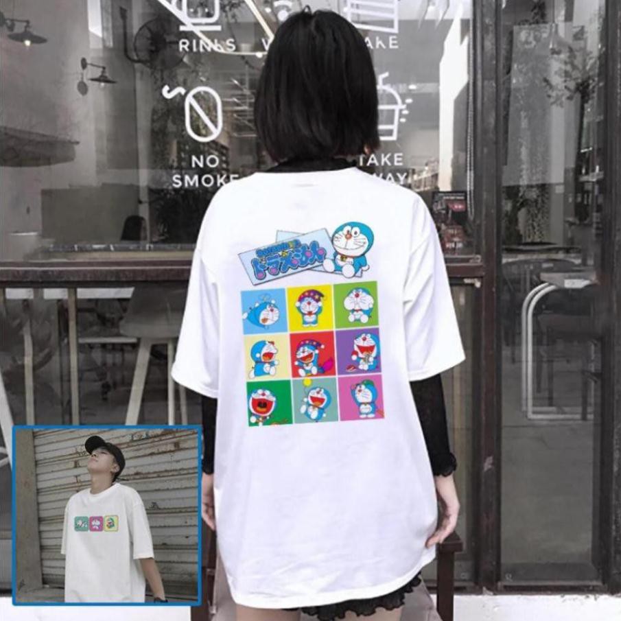 Áo Thun Tay Lỡ Unisex Doremon Ngộ Nghĩnh [Doraemon]