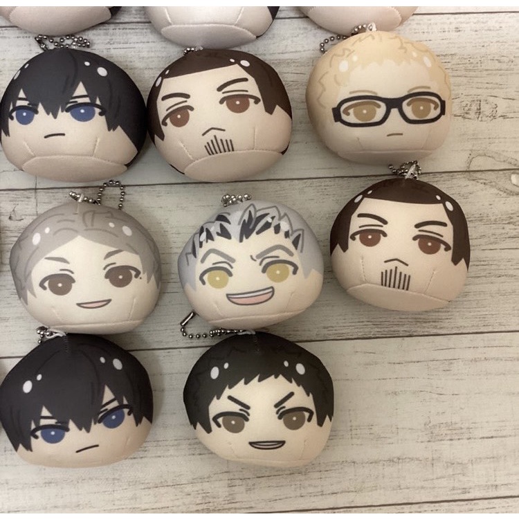 Móc chìa khóa Bánh Bao Nigi Nigi Omanjuu Mascot Haikyuu!! chính hãng Nhật Bản