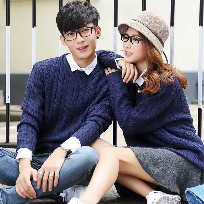 Áo len vặn thừng cổ lọ - Áo len nam mềm mịn BITULA
