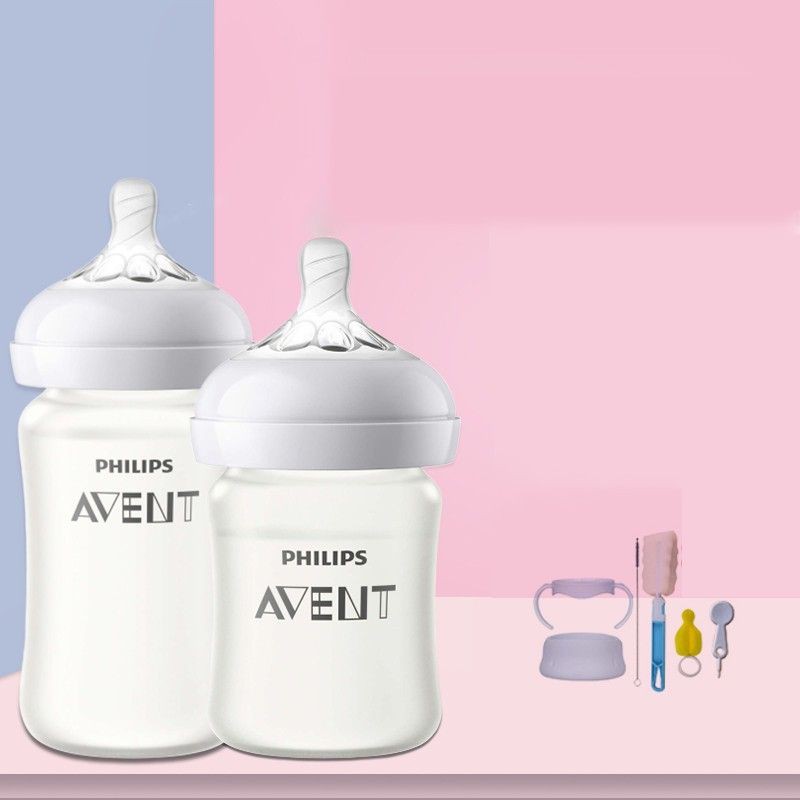 Bình sữa thủy tinh tráng silicon philips AVENT 125ml-240ml