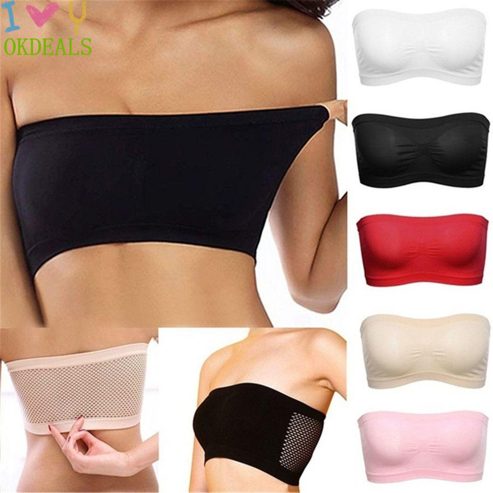 Áo lót ống không dây co giãn quyến rũ dành cho nữ