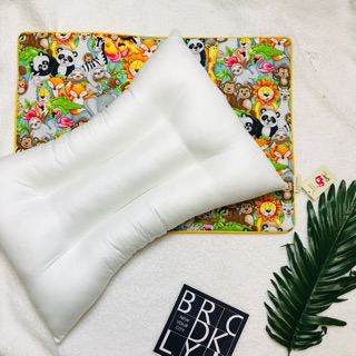 GỐI NẰM có rãnh ngăn chống trượt đầu giúp bé ngủ ngon (size 35x50)
