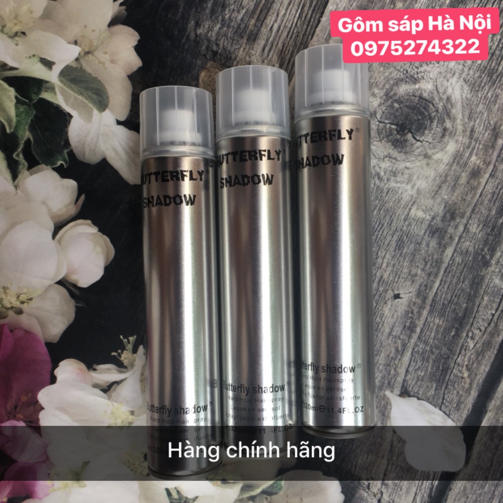 COMBO 3  Gôm Xịt Tóc Butterfly Shadow 320ml
