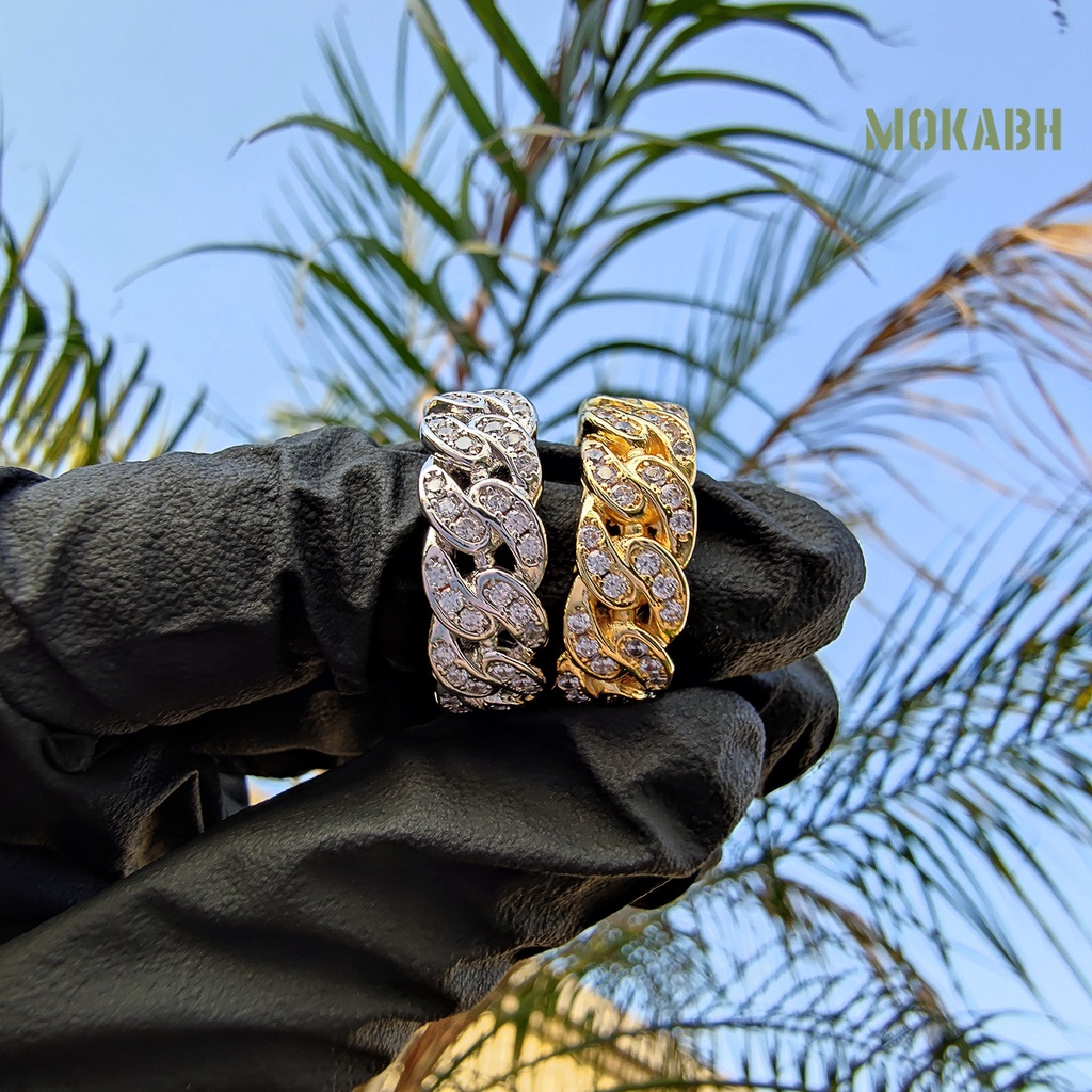 Nhẫn Xoắn Đính Đá Zirconia Thời Trang Sáng Tạo