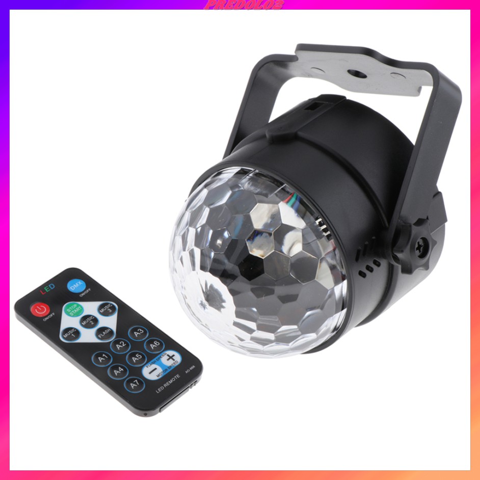 Set 2 Đèn Led Usb Rgb Tạo Hiệu Ứng Quả Cầu Pha Lê Nhiều Màu Sắc Độc Đáo Trang Trí Giáng Sinh / Quán Bar Dj