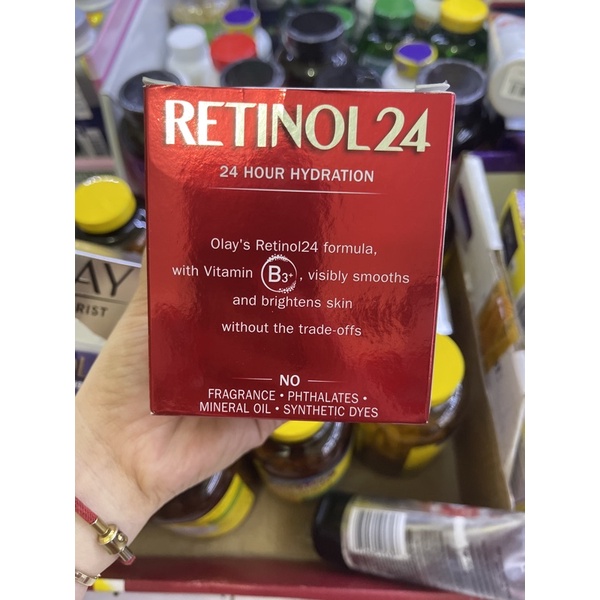 Kem OLAY retinol 24 Mỹ  dưỡng da chống lão hoá dành cho ban đêm