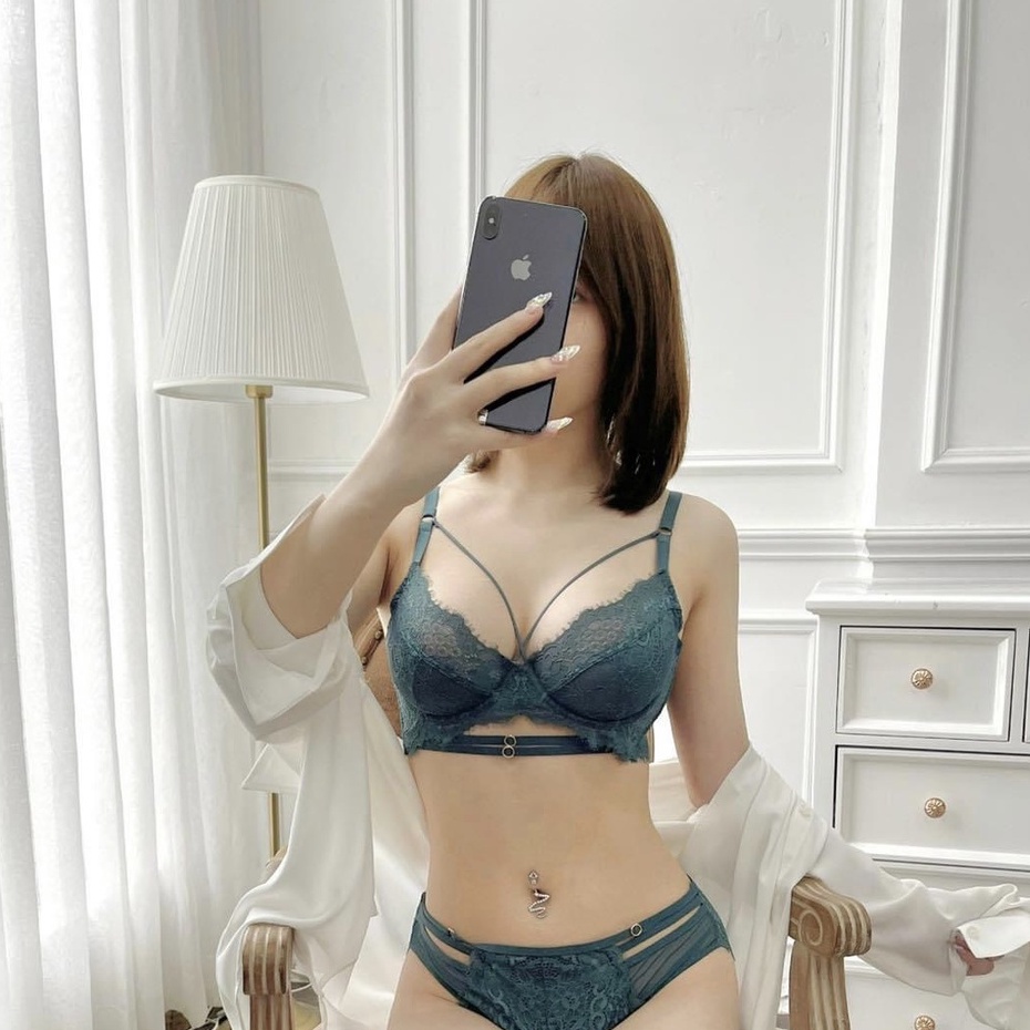 Bộ Đồ Lót Ren - Set Nội Y Nữ Gọng Dẻo Không Đệm Mút Hiện Đại Sexy Quyến Rũ - 20215