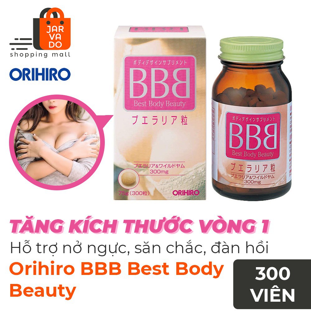 Viên uống nở ngực BBB Orihiro Nhật Bản 300 viên [date 11/2022]