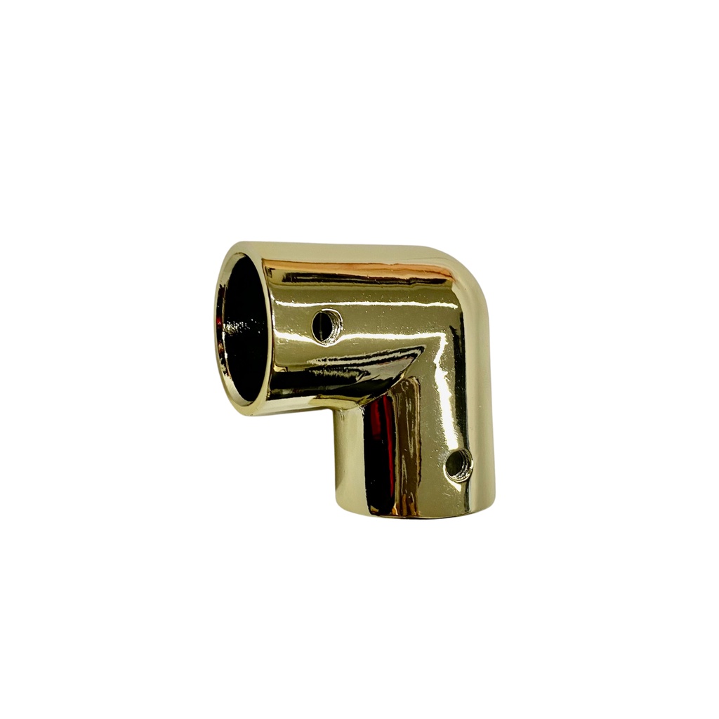 Combo 4 Cút nối góc chữ L; rắc co ống tròn; cút nối ống inox, ống sắt KN125 phi 25mm