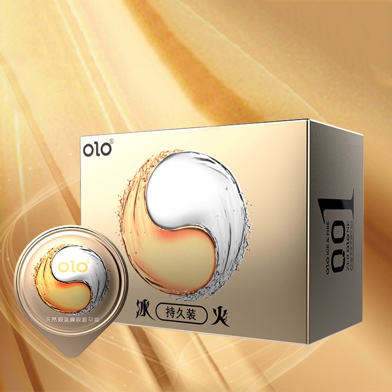 Bao Cao Su OLO 001 ICE FIRE Gel Lửa Băng Nóng Lạnh Kéo Dài Thời Gian 10 BCS