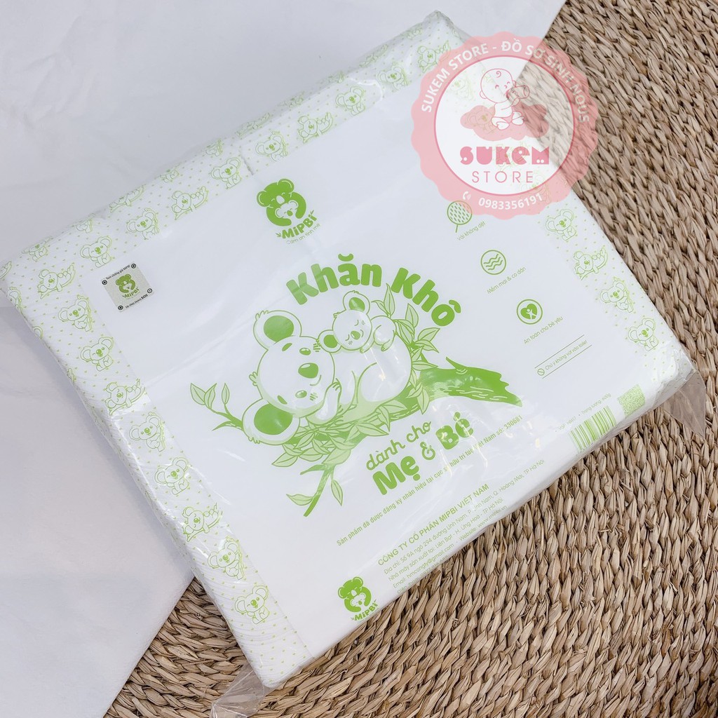 Giấy Khô Đa Năng Mipbi - Gói 300G, 600G, 900G An Toàn Cho Bé Yêu