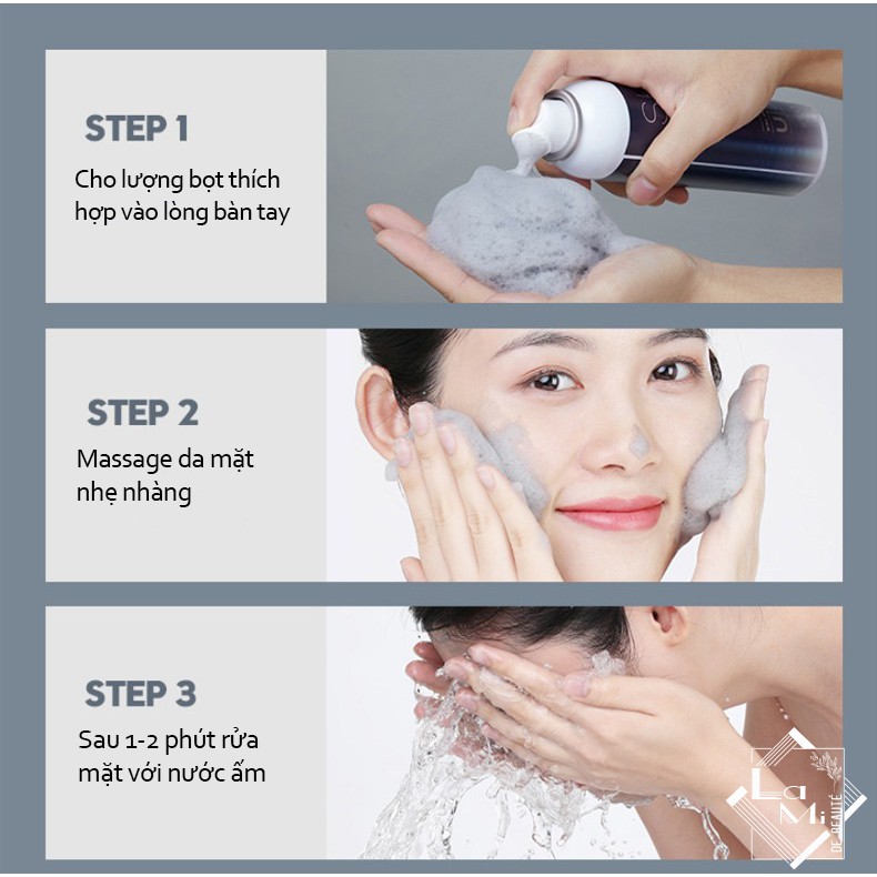 (SIÊU HOT) SỮA RỬA MĂT NAM BLUEMAN SKIN PRO TẨY SẠCH TẾ BÀO CHẾT CHỐNG MỤN 120ML