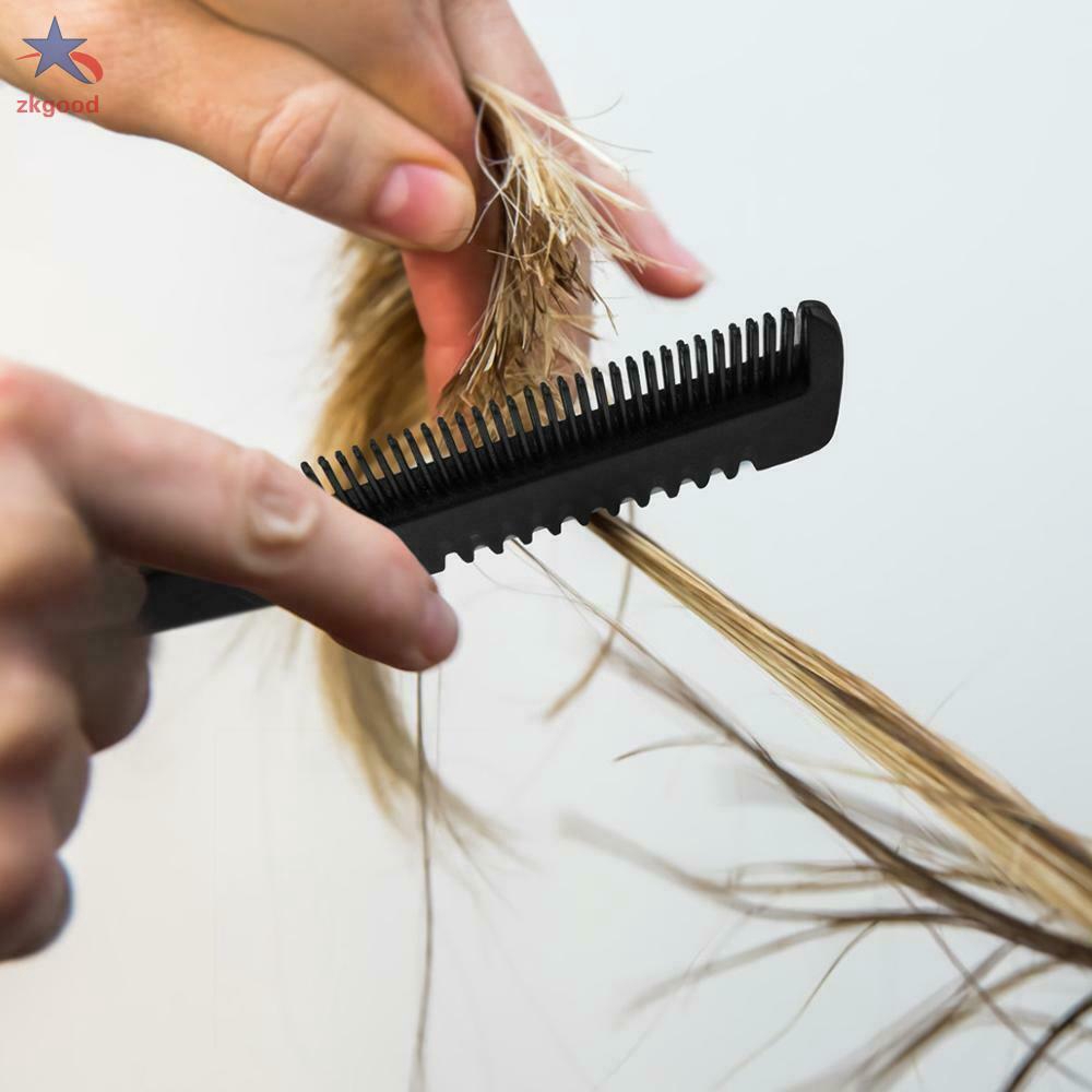 Lược cắt tóc gắn lưỡi dao lam tiện lợi