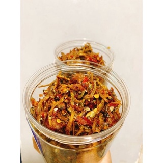 100gr cá cơm rim tỏi ớt