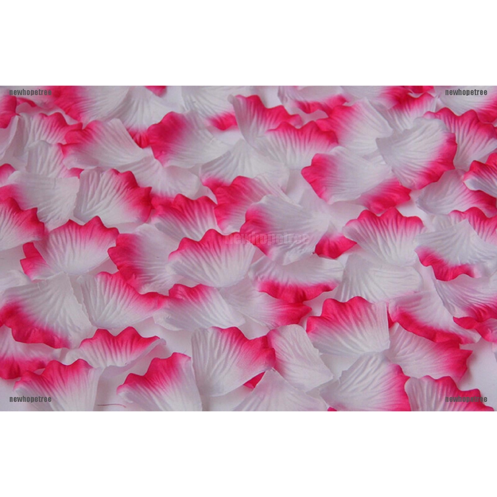 Bộ 100 Cánh Hoa Hồng Lụa Trang Trí Bàn Tiệc Cưới