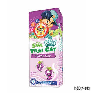 Sữa kun trái cây nho 180ml