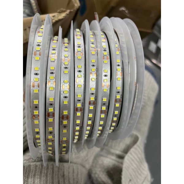 Dây LED 24V cuộn dài 10m. Mặt phủ bạc. CRI >90. 1 hộp 10 cuộn (100m).GIÁ TRÊN SHOP LÀ 1 CUỘN