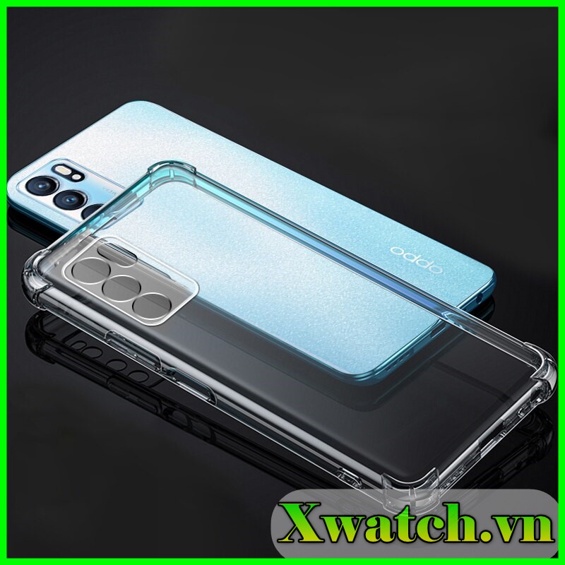 Ốp lưng dẻo chống va đập Oppo Reno 8 8Z 8T A16k A57 Reno 7 7z  Reno 4/5 Reno 6 6z Reno 4 pro trong suốt bảo vệ 4 góc