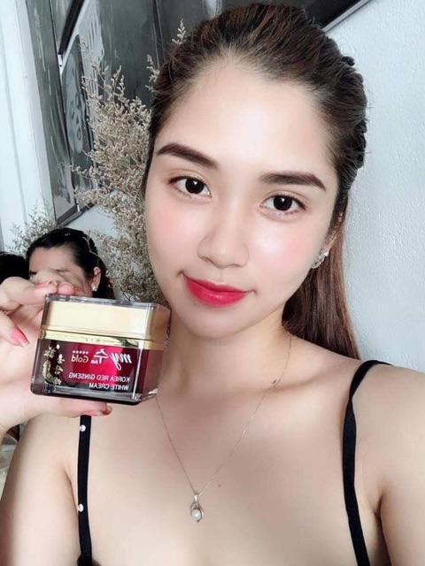 Kem sâm dưỡng ẩm và trắng da My Gold Korea Red Ginseng White Cream