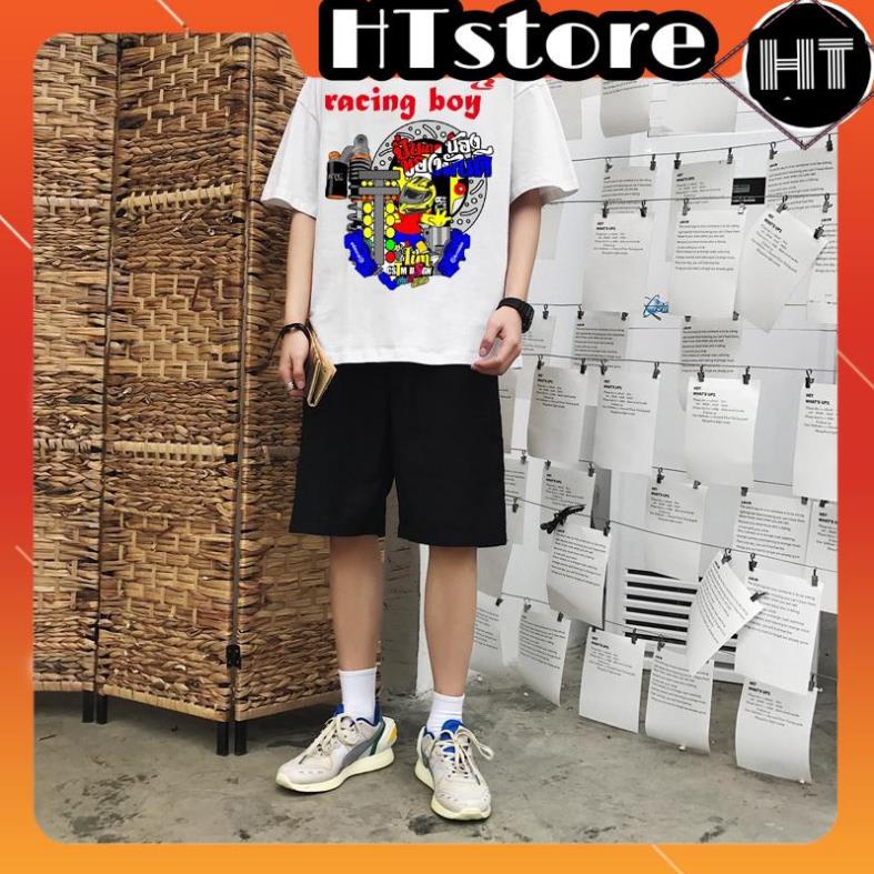 Áo thun RACING BOY HTSTORE áo thun tay lỡ TL575