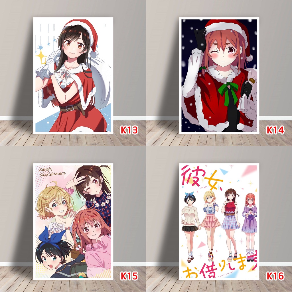 Tấm Postcard Cao Cấp Anime Kanojo, Okarishimasu