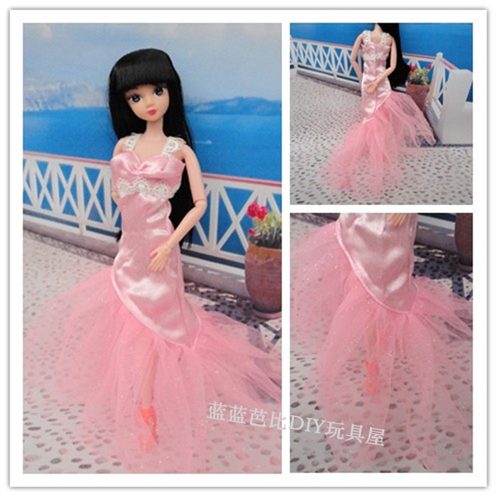 Đầm Công Chúa Đuôi Cá Xinh Xắn Cho Búp Bê Barbie