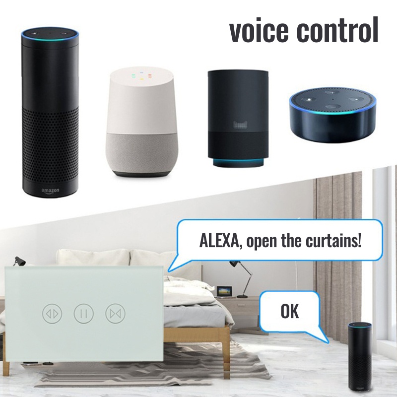 Công Tắc Rèm Cửa Thông Minh Kết Nối WiFi Không Dây Tiện Dụng