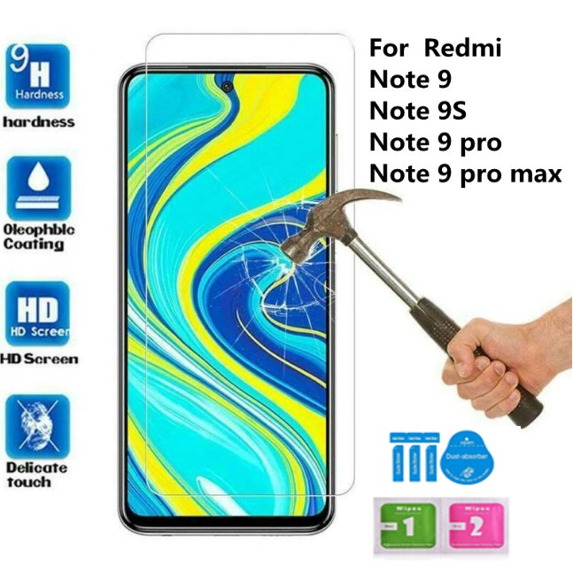 Kính cường lực Xiaomi Redmi Note 9S / Note 9 Pro 💥 GIẢM GIÁ CỰC SỐC 💥 Độ cứng 9H, dày 0.3 mm