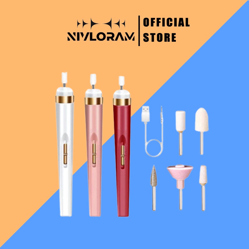 Máy Mài Móng Tay LED Đa Năng Có Thể Sạc Lại Bút Khoan Móng Tay, Dụng Cụ Làm Móng Điện