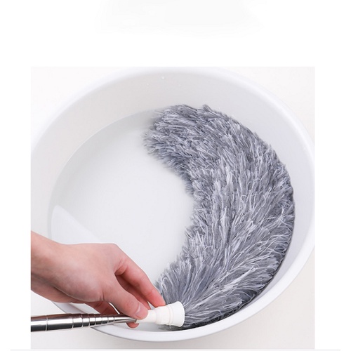 Chổi kéo dài 2m5 Quét Trần Lau Bụi Đa Năng có cán điều chỉnh độ dài và xoay 360 độ đa năng