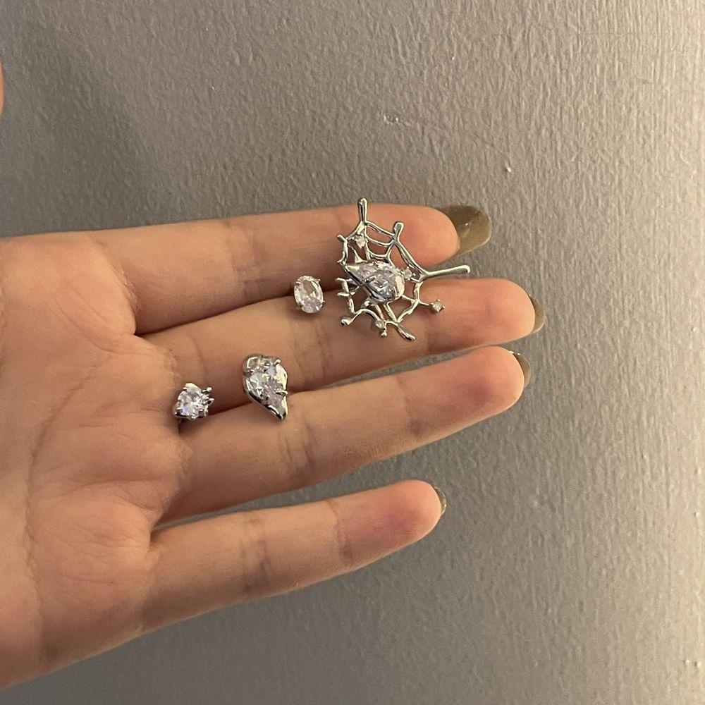 Nhẫn Hở Hình Nhện Thiết Kế Đơn Giản Thời Trang Tinh Tế Cho Nữ