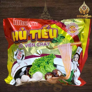 Hủ tiếu bò viên chay Âu Lạc - 1 gói 85g - Hủ tiếu gói ăn liền thuần chay .