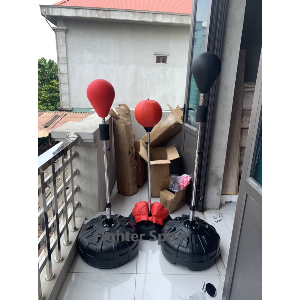 Trụ đấm Boxing. trụ đấm phản xạ Bóng đặc cao cấp