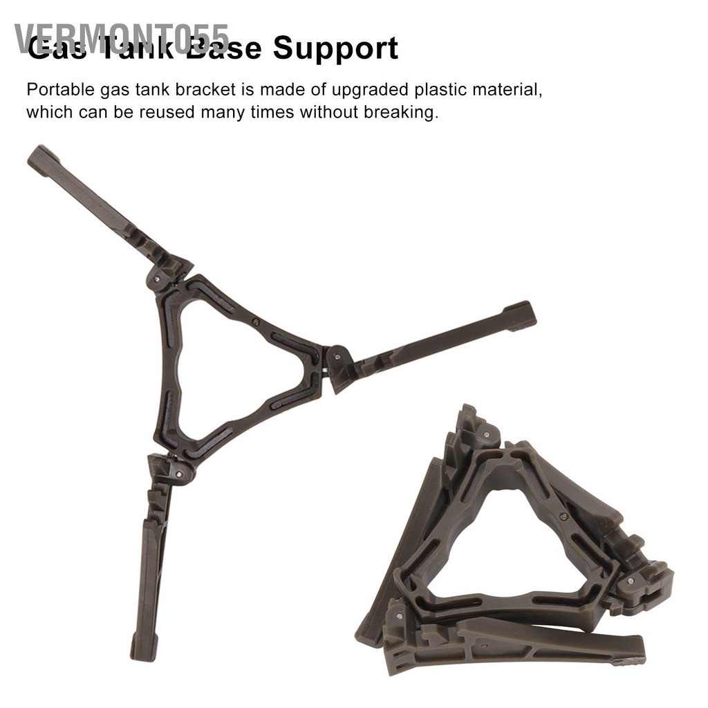 Vermont055 Có thể gập lại Bình gas Bếp đứng nhiên liệu di động đa năng ổn định để cắm trại Đi bộ đường dài Nấu ăn ngoài trời