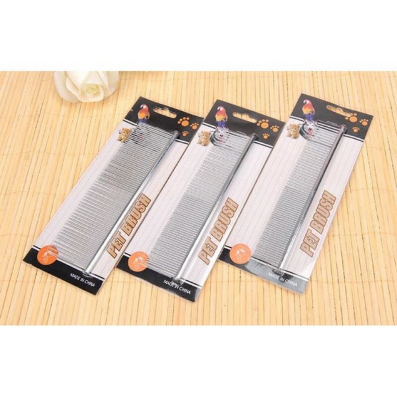 Lược inox chải lông chó mèo