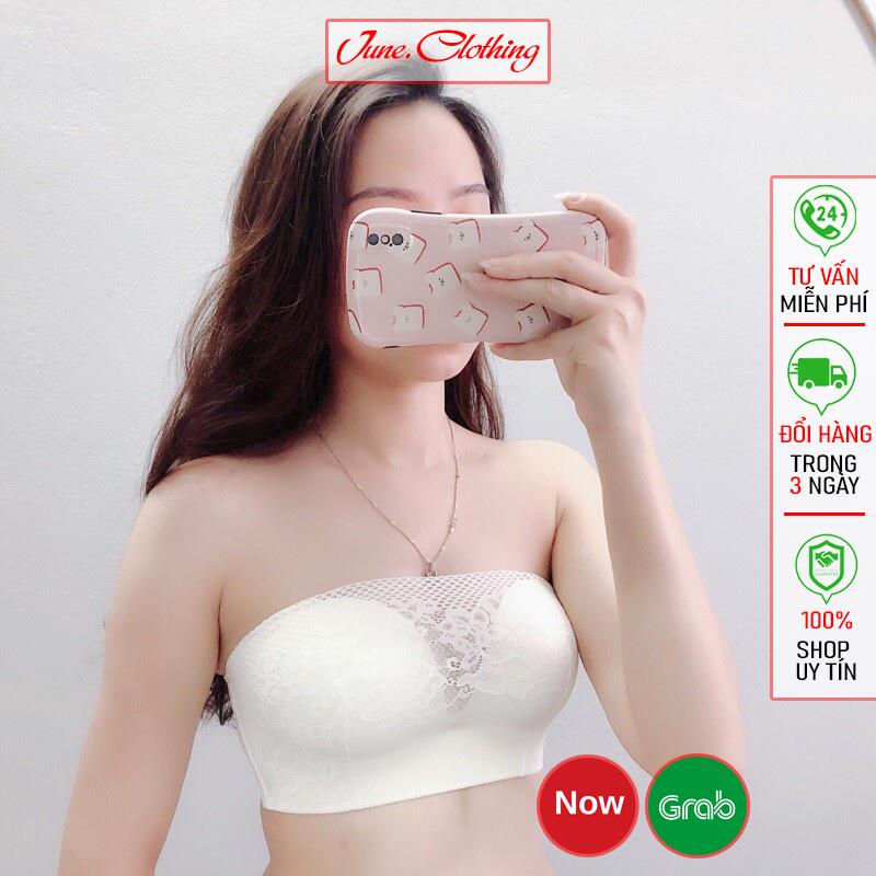 Áo lót quây ren đệm bàn tay siêu đẩy nâng ngực tạo khe quyến rũ - Áo ngực không dây chống tụt