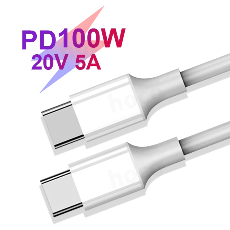 Cáp sạc nhanh 100W 5A 20V PD Type C sang Type C Xiaomi hoco