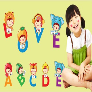 Decal dán tường bảng chữ cái - DC215