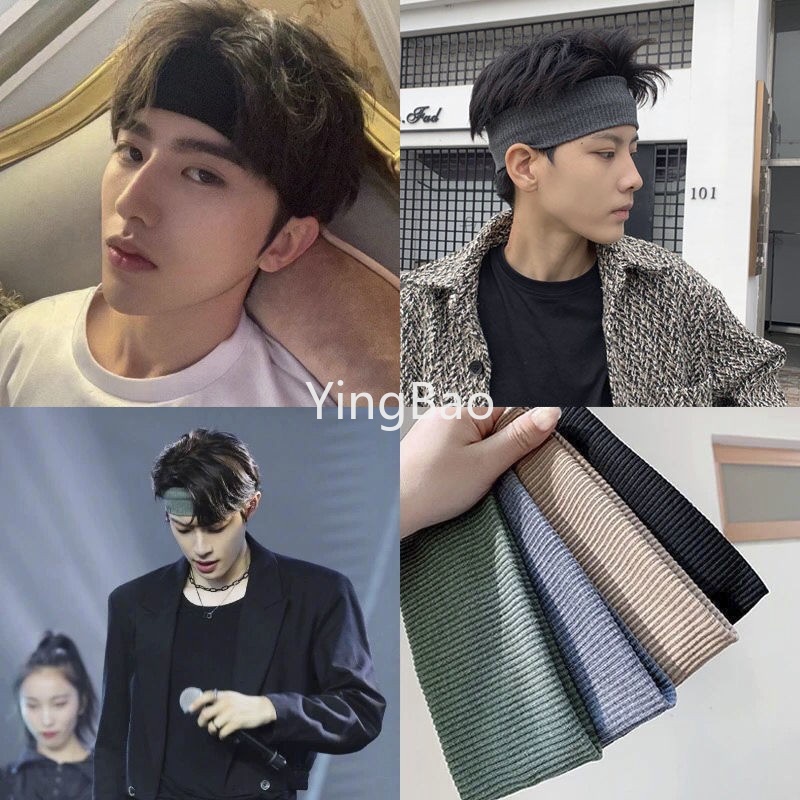 Băng Đô Cài Tóc Dệt Kim Thời Trang Unisex